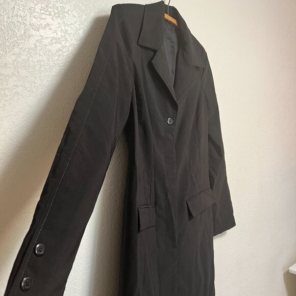 Johnny Was Black Duster Jacket Trench Coat Women Size S - Picture 3 of 15